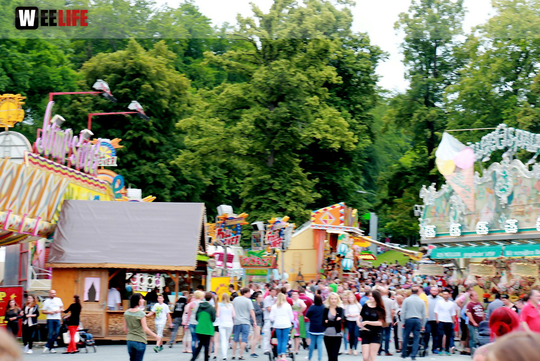 Wiesenfest Münchberg 2015 Abends