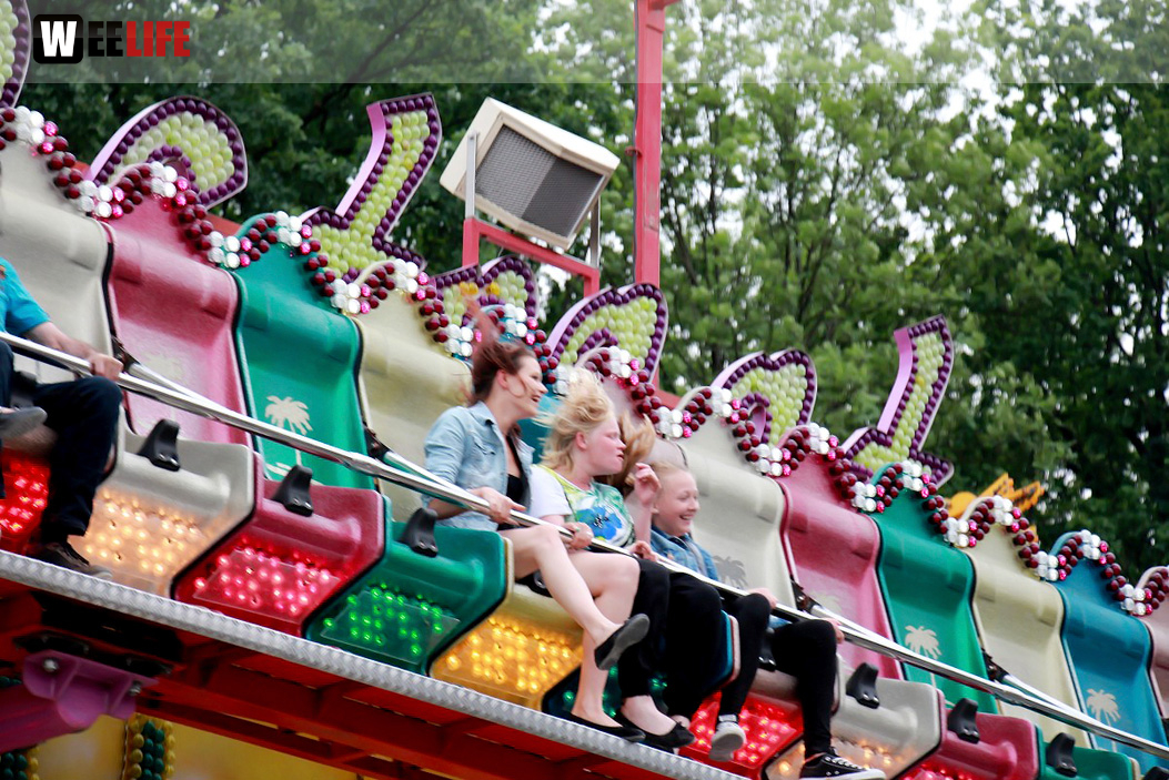 Wiesenfest Münchberg 2015 Abends