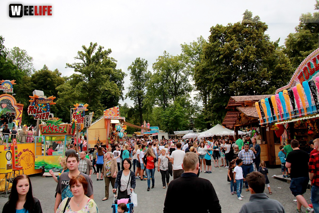 Wiesenfest Münchberg 2015 Abends