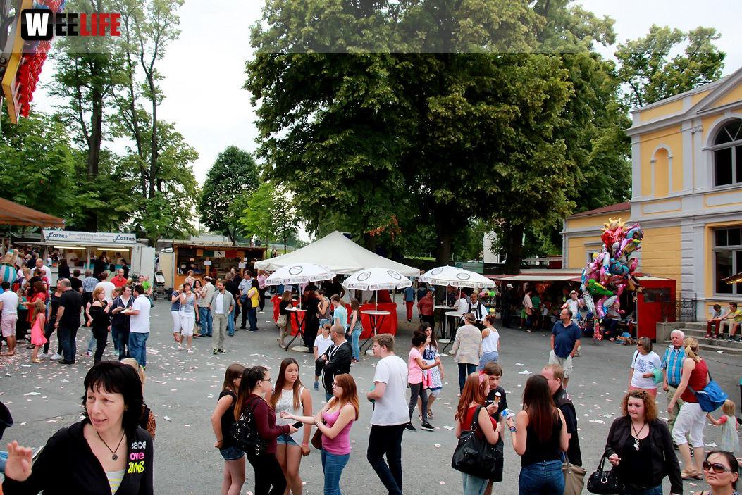 Wiesenfest Münchberg 2015 Abends