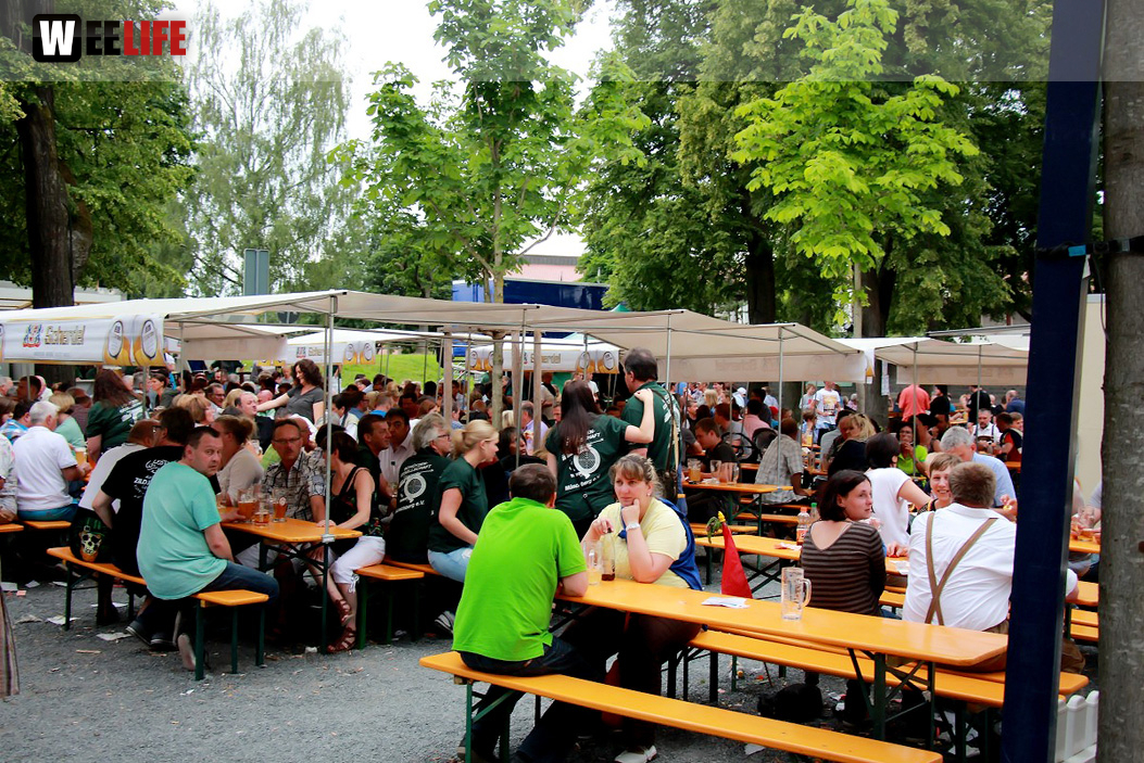 Wiesenfest Münchberg 2015 Abends