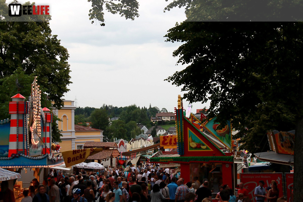 Wiesenfest Münchberg 2015 Abends