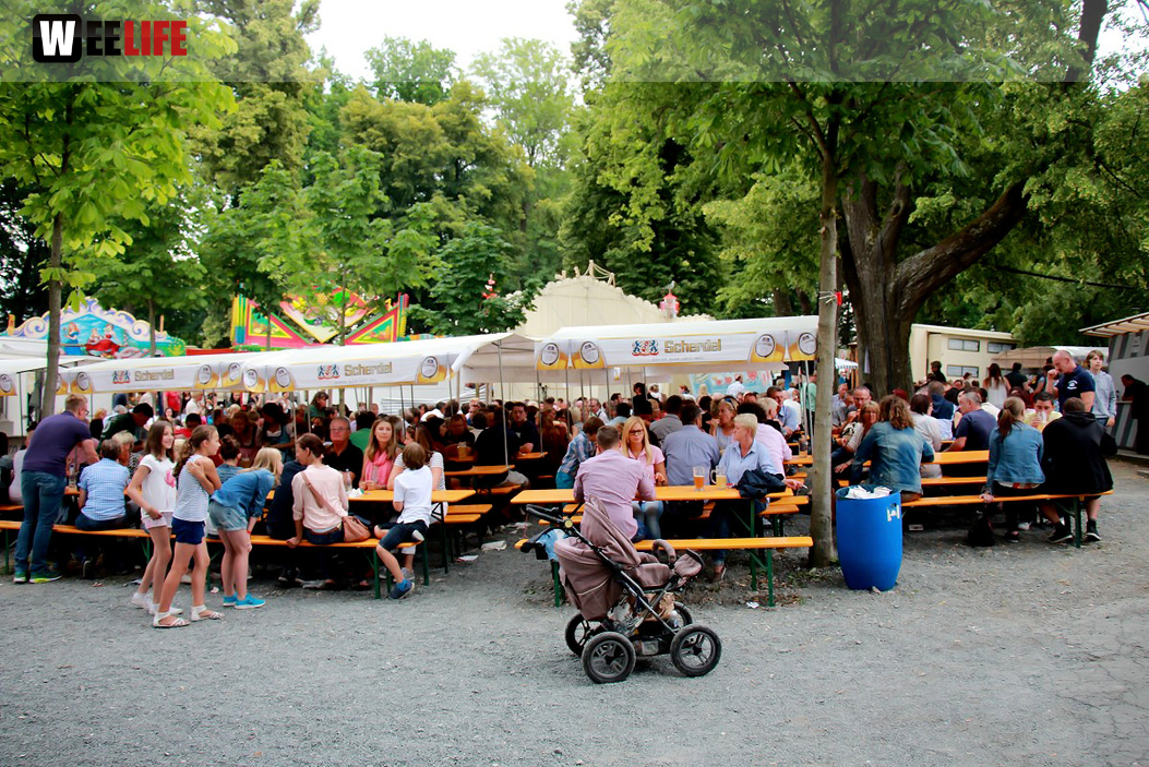 Wiesenfest Münchberg 2015 Abends