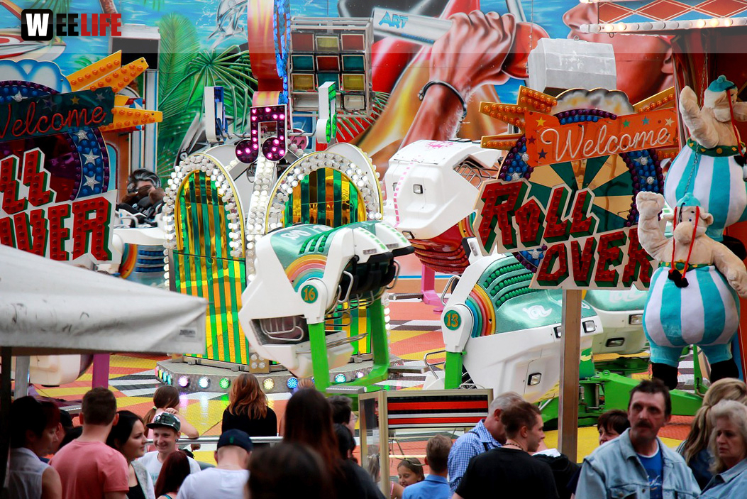 Wiesenfest Münchberg 2015 Abends