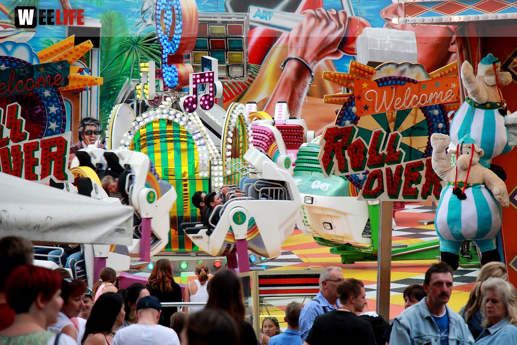 Wiesenfest Münchberg 2015 Abends