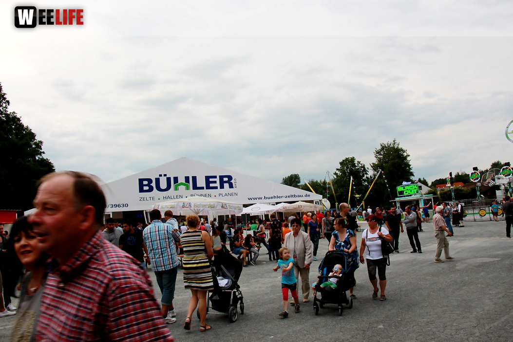 Wiesenfest Münchberg 2015 Abends