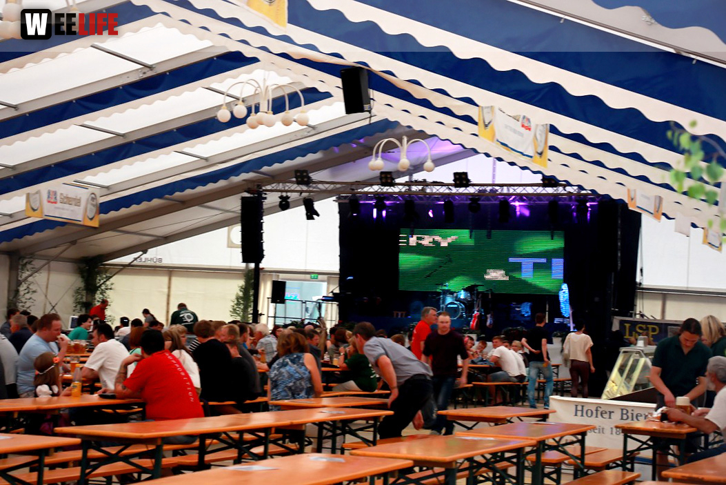 Wiesenfest Münchberg 2015 Abends