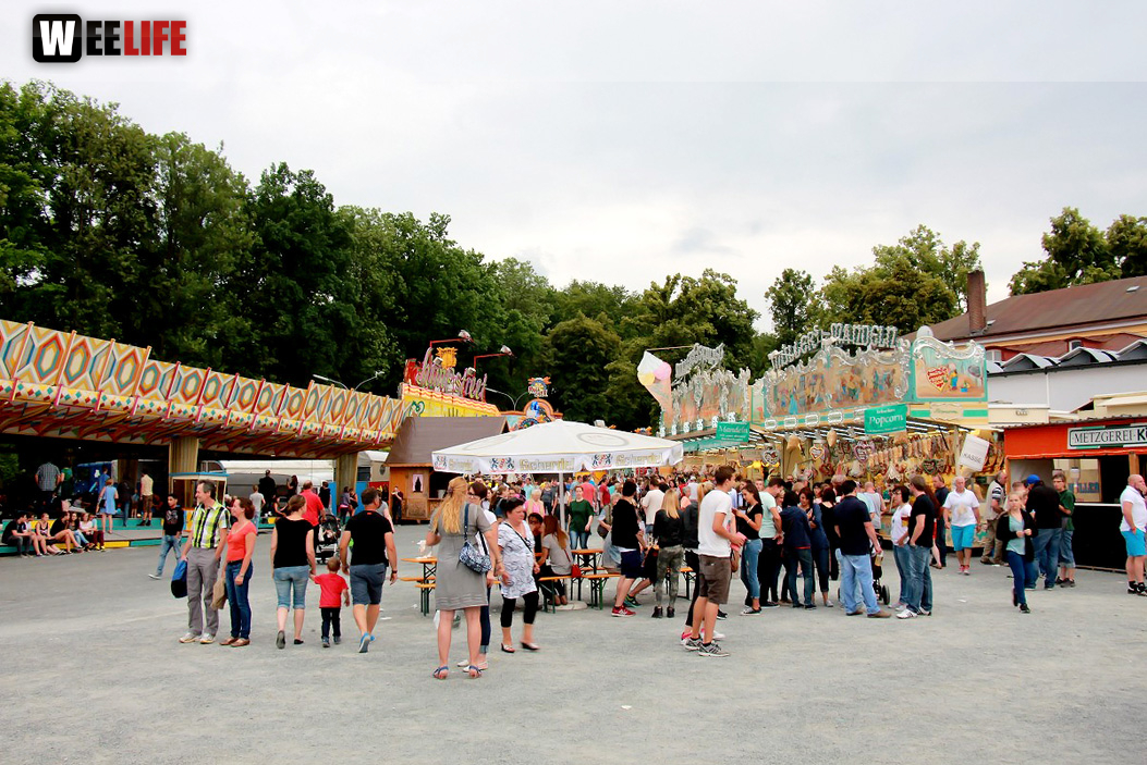 Wiesenfest Münchberg 2015 Abends
