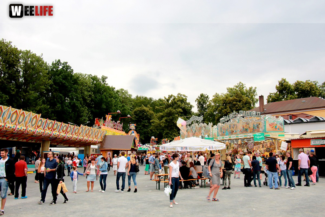 Wiesenfest Münchberg 2015 Abends