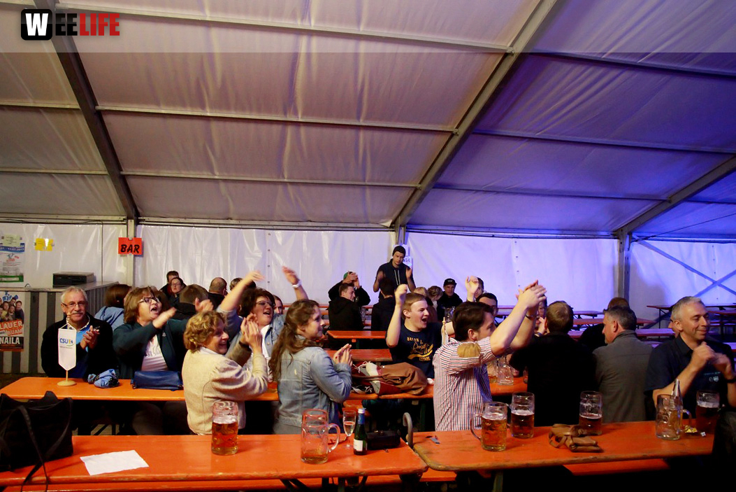 Wiesenfest Naila mit Pina Colada und Feuerwerk