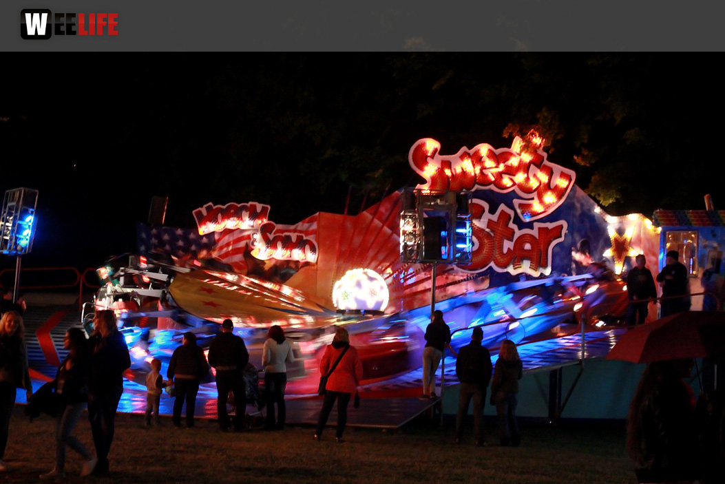 Wiesenfest Naila mit Pina Colada und Feuerwerk