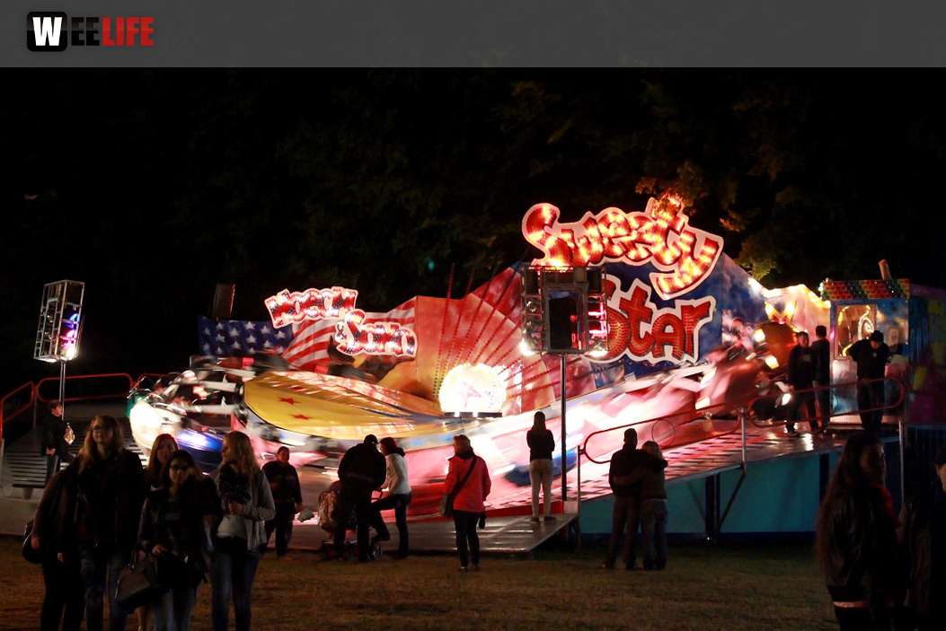 Wiesenfest Naila mit Pina Colada und Feuerwerk