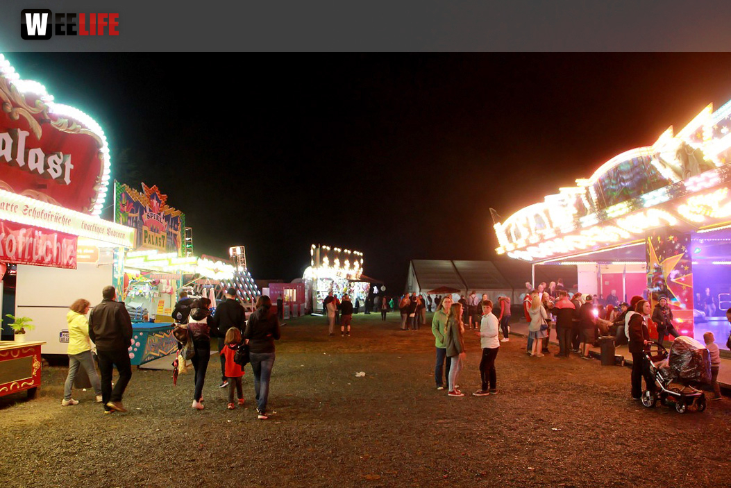 Wiesenfest Naila mit Pina Colada und Feuerwerk