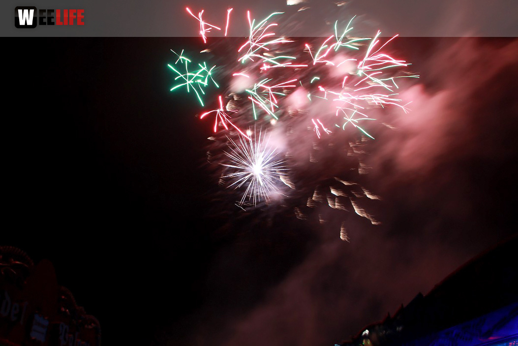 Wiesenfest Naila mit Pina Colada und Feuerwerk