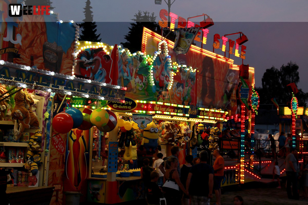 Wiesenfest Schwarzenbach Saale mit Partyteufel