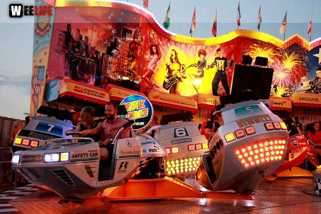 Wiesenfest Schwarzenbach Saale mit Partyteufel
