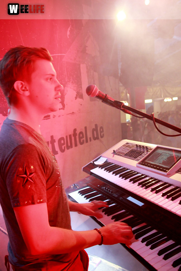 Wiesenfest Schwarzenbach Saale mit Partyteufel