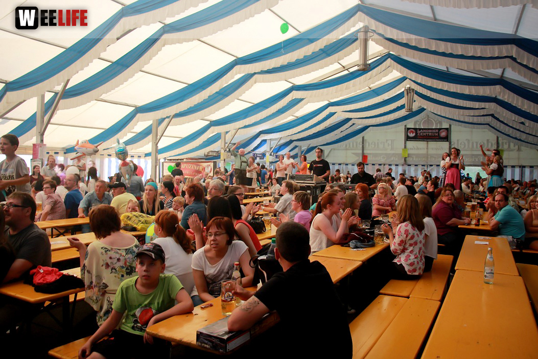 Wiesenfest Helmbrechts mit die Partyteufel