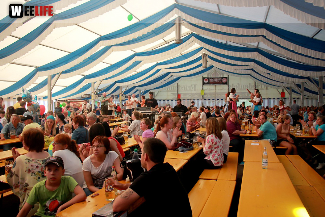 Wiesenfest Helmbrechts mit die Partyteufel
