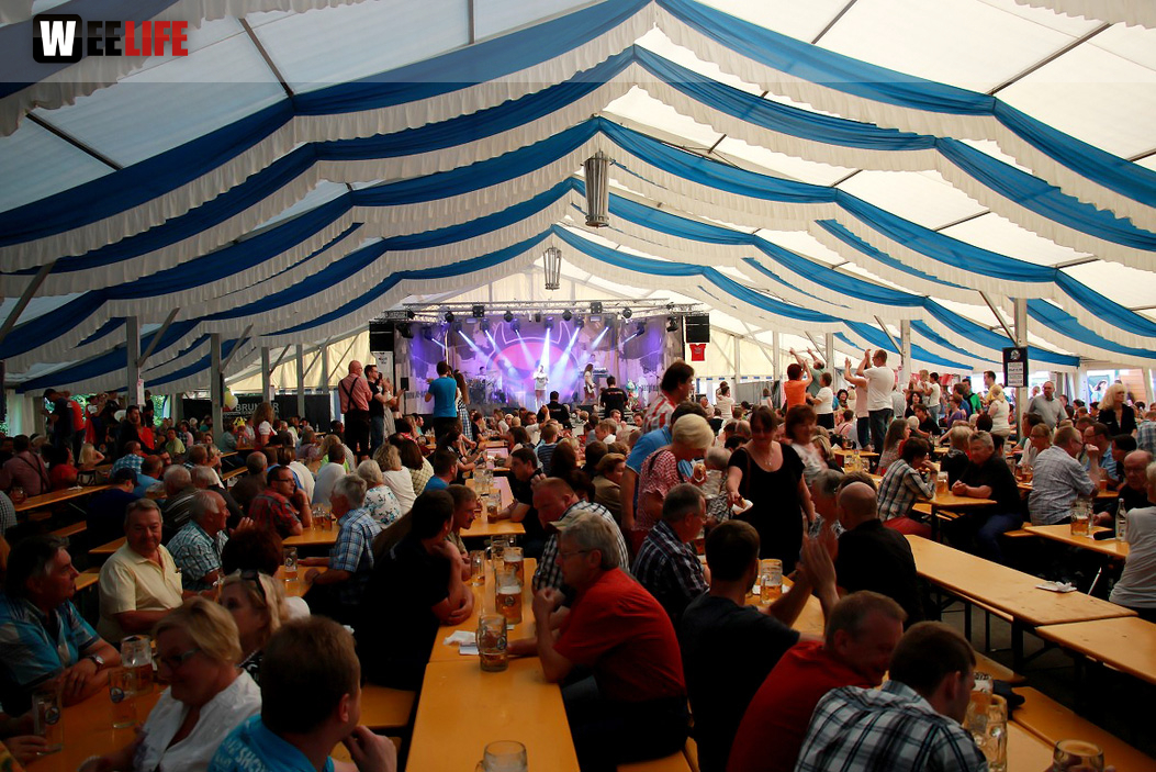 Wiesenfest Helmbrechts mit die Partyteufel