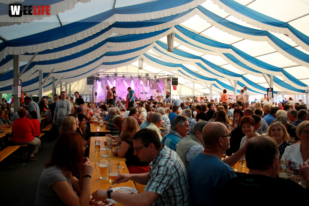 Wiesenfest Helmbrechts mit die Partyteufel