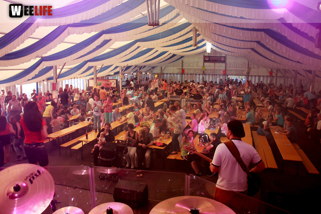 Wiesenfest Helmbrechts mit die Partyteufel