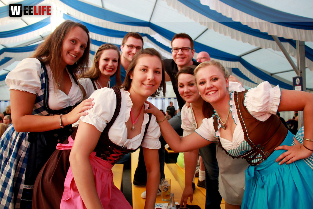 Wiesenfest Helmbrechts mit die Partyteufel