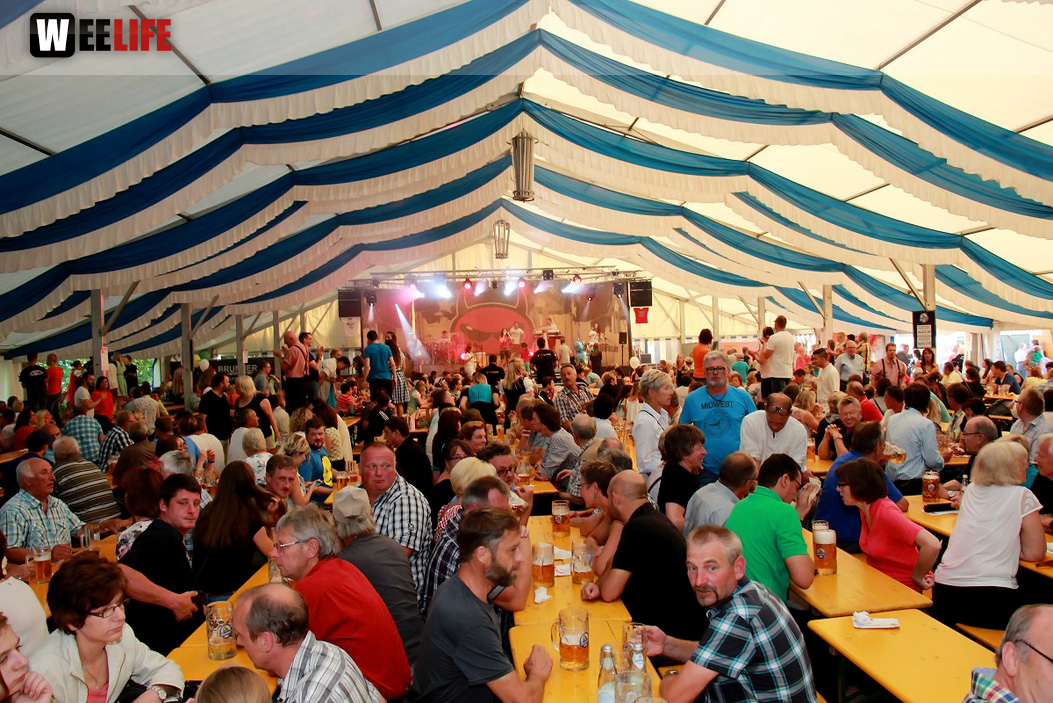 Wiesenfest Helmbrechts mit die Partyteufel