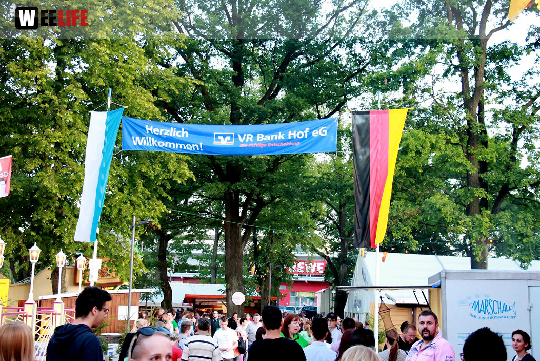 Wiesenfest Selbitz mit Radspitz