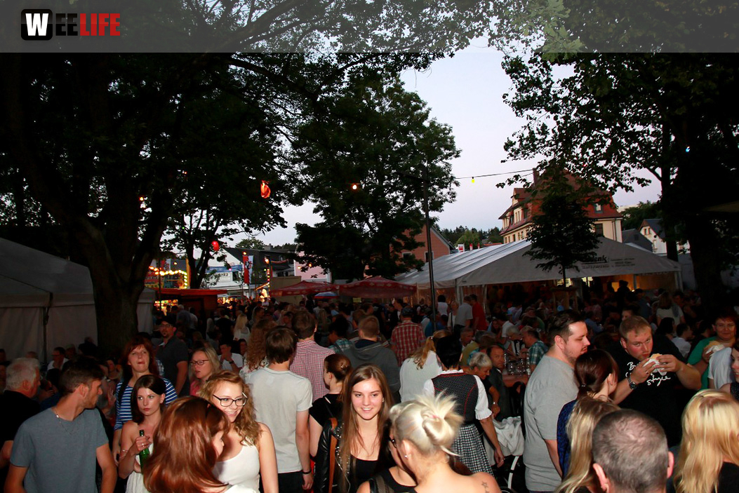Wiesenfest Selbitz mit Pina Colada Feuerwerk