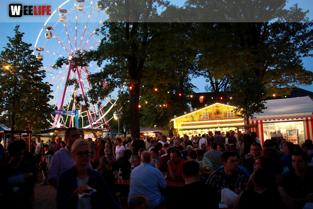 Wiesenfest Selbitz mit Pina Colada Feuerwerk