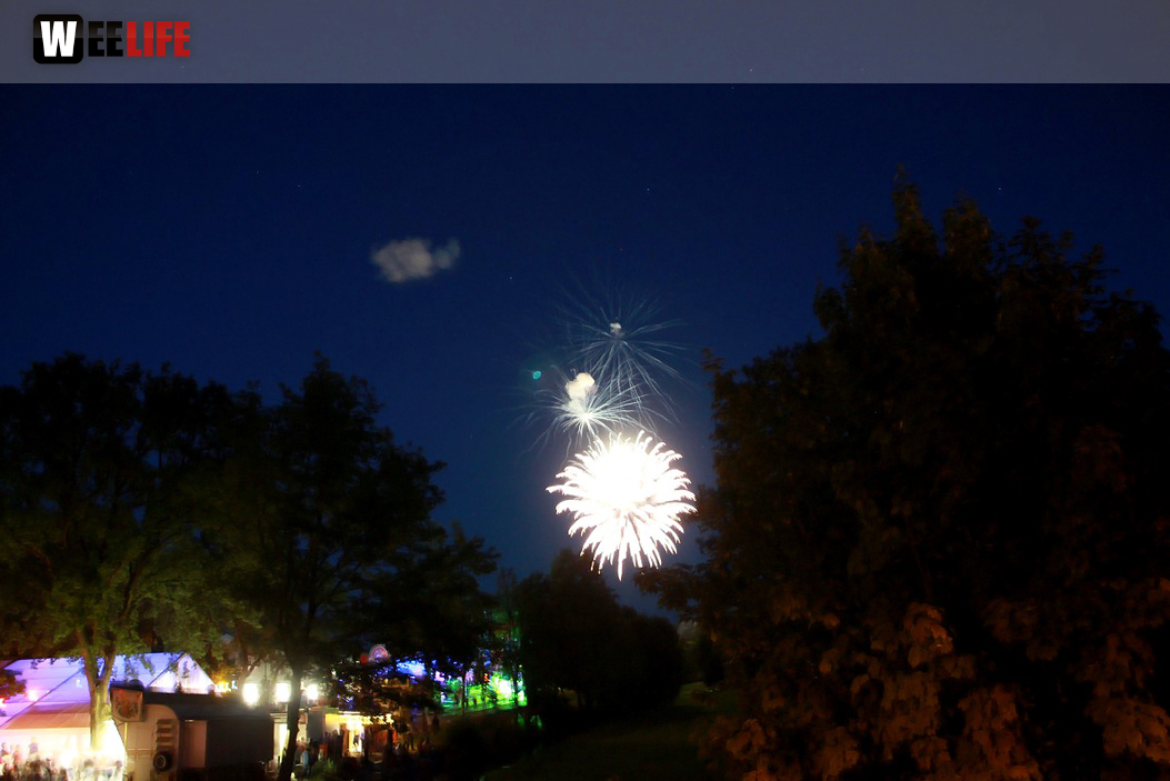 Wiesenfest Selbitz mit Pina Colada Feuerwerk