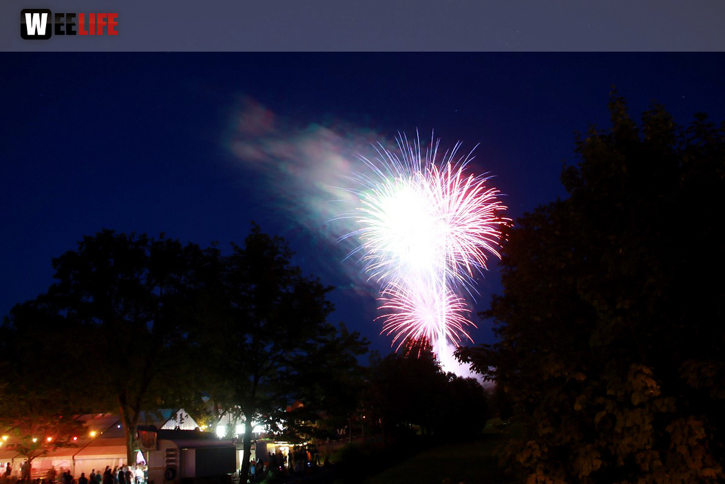 Wiesenfest Selbitz mit Pina Colada Feuerwerk