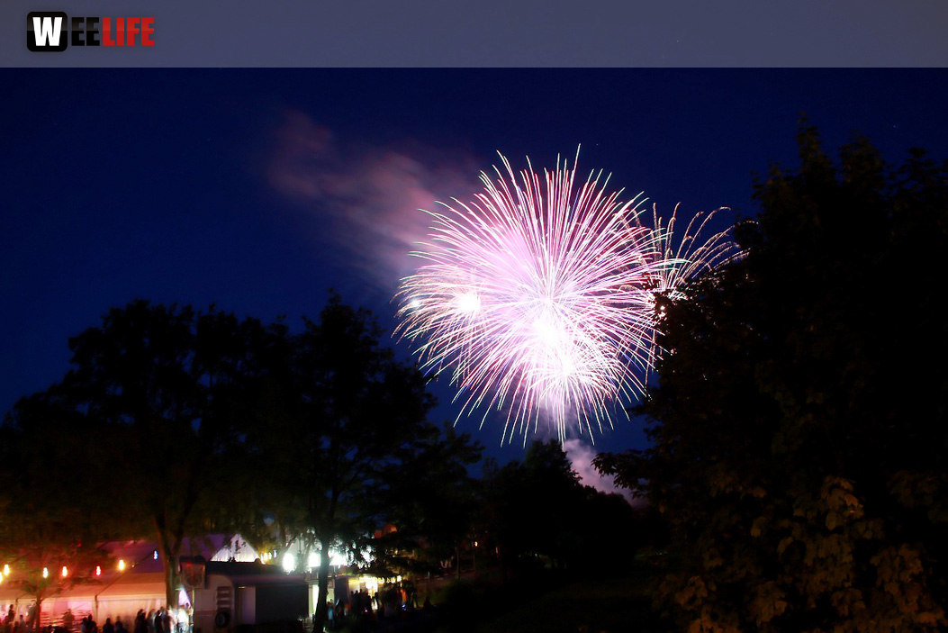 Wiesenfest Selbitz mit Pina Colada Feuerwerk