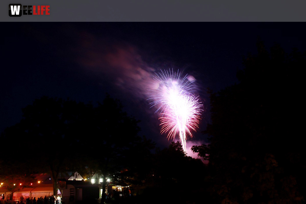 Wiesenfest Selbitz mit Pina Colada Feuerwerk