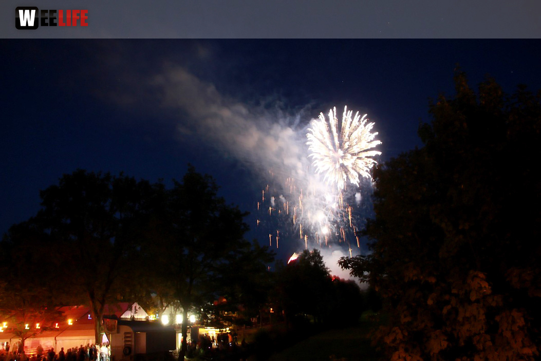 Wiesenfest Selbitz mit Pina Colada Feuerwerk