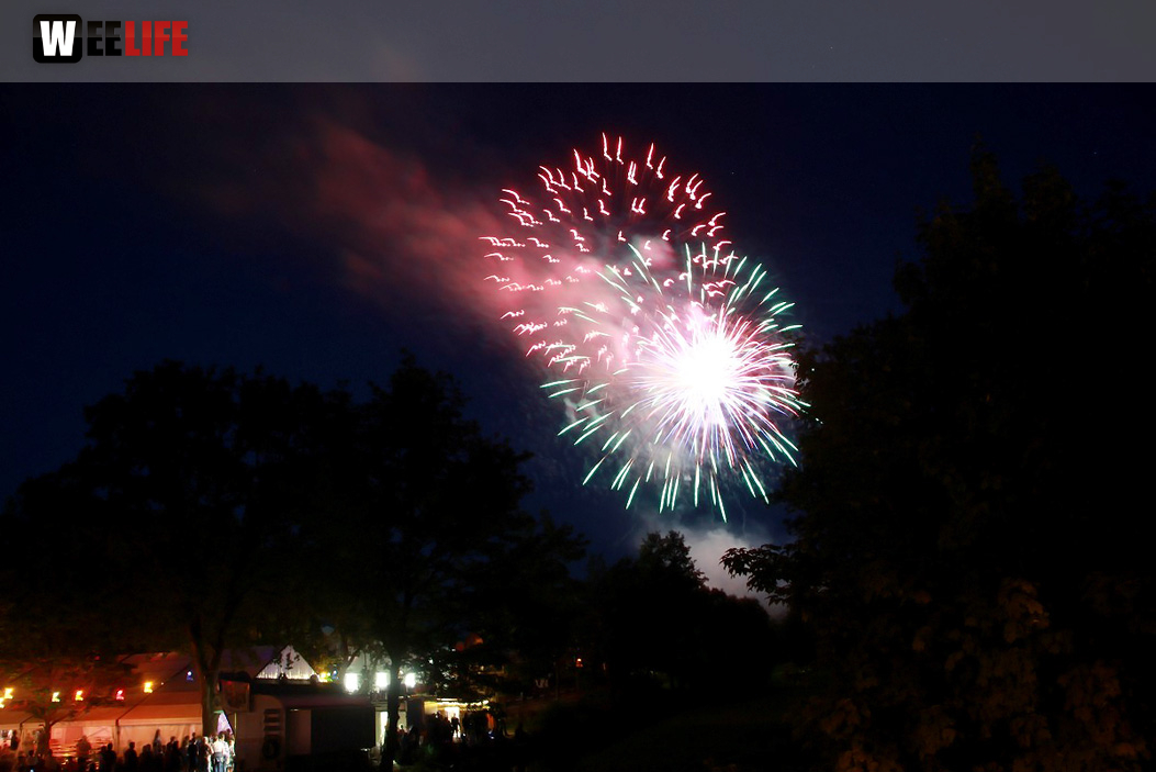 Wiesenfest Selbitz mit Pina Colada Feuerwerk