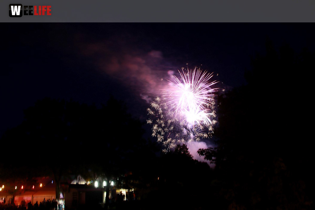 Wiesenfest Selbitz mit Pina Colada Feuerwerk