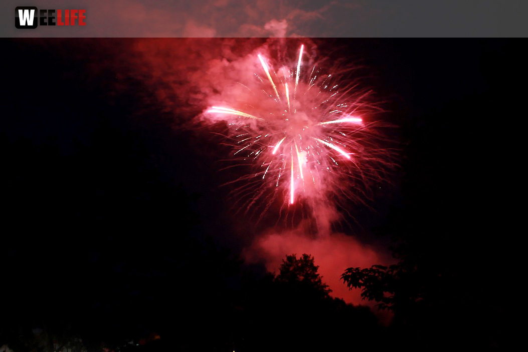 Wiesenfest Selbitz mit Pina Colada Feuerwerk