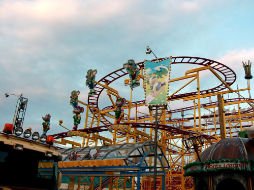 103. Volksfest letzter Aufbau Tag – Foto 22