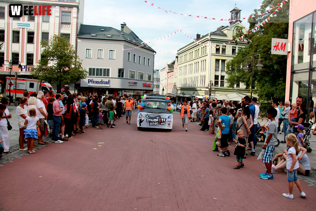 103. Hofer Volksfest 1. Tag Umzug Zuschauer