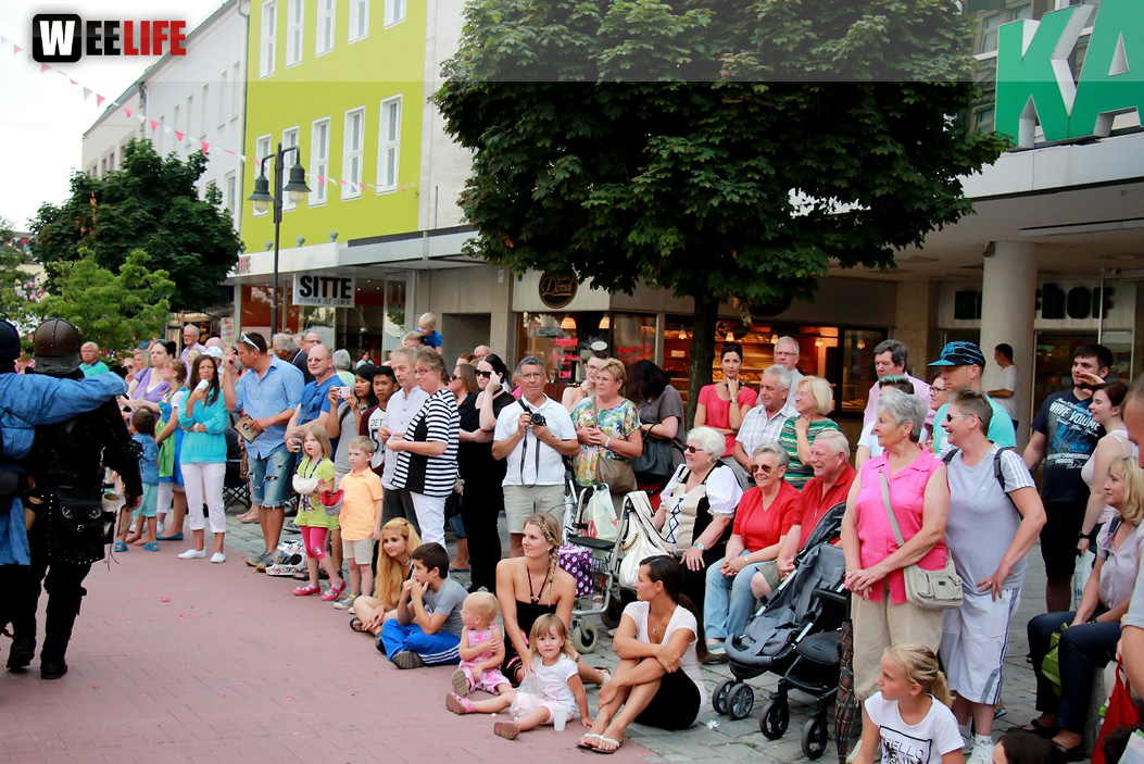 103. Hofer Volksfest 1. Tag Umzug Zuschauer