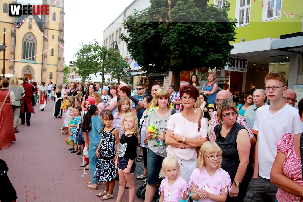 103. Hofer Volksfest 1. Tag Umzug Zuschauer