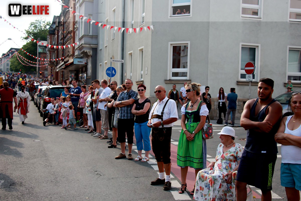 103. Hofer Volksfest 1. Tag Umzug Zuschauer