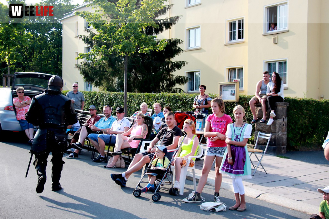 103. Hofer Volksfest 1. Tag Umzug Zuschauer