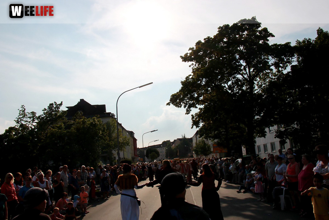 103. Hofer Volksfest 1. Tag Umzug Zuschauer