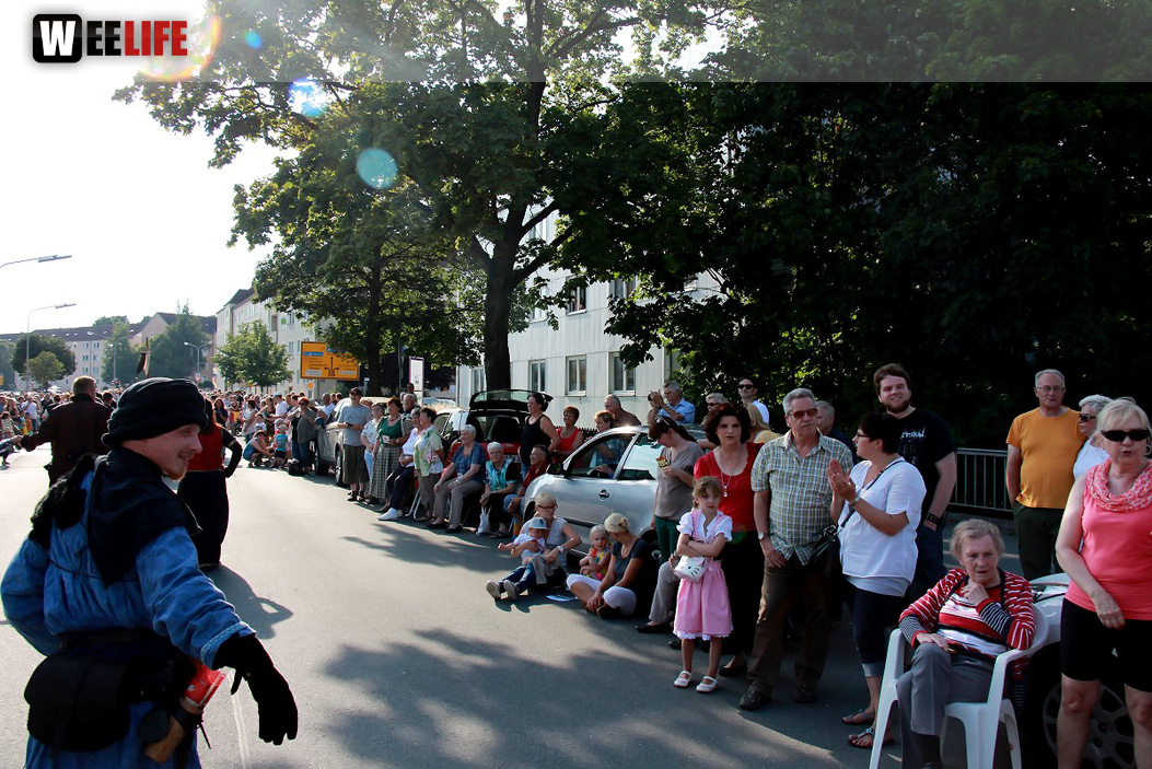 103. Hofer Volksfest 1. Tag Umzug Zuschauer
