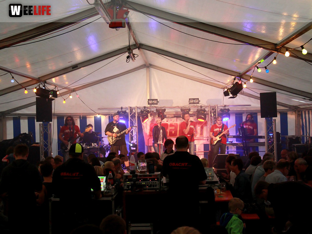 Sportfest FC Wiesla mit der Partyband Obacht