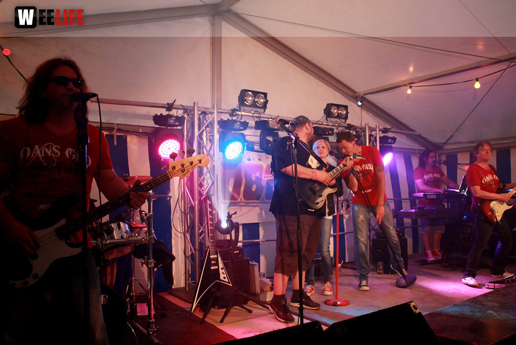 Sportfest FC Wiesla mit der Partyband Obacht