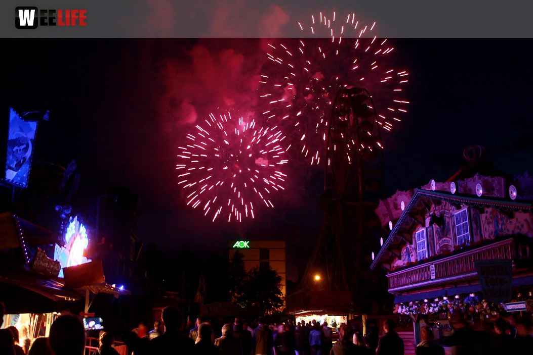 103. Hofer Volksfest Eröffnungsfeuerwerk